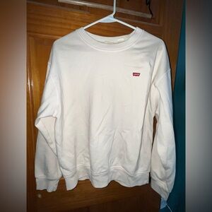 Levi's Cream Crewneck Sweater